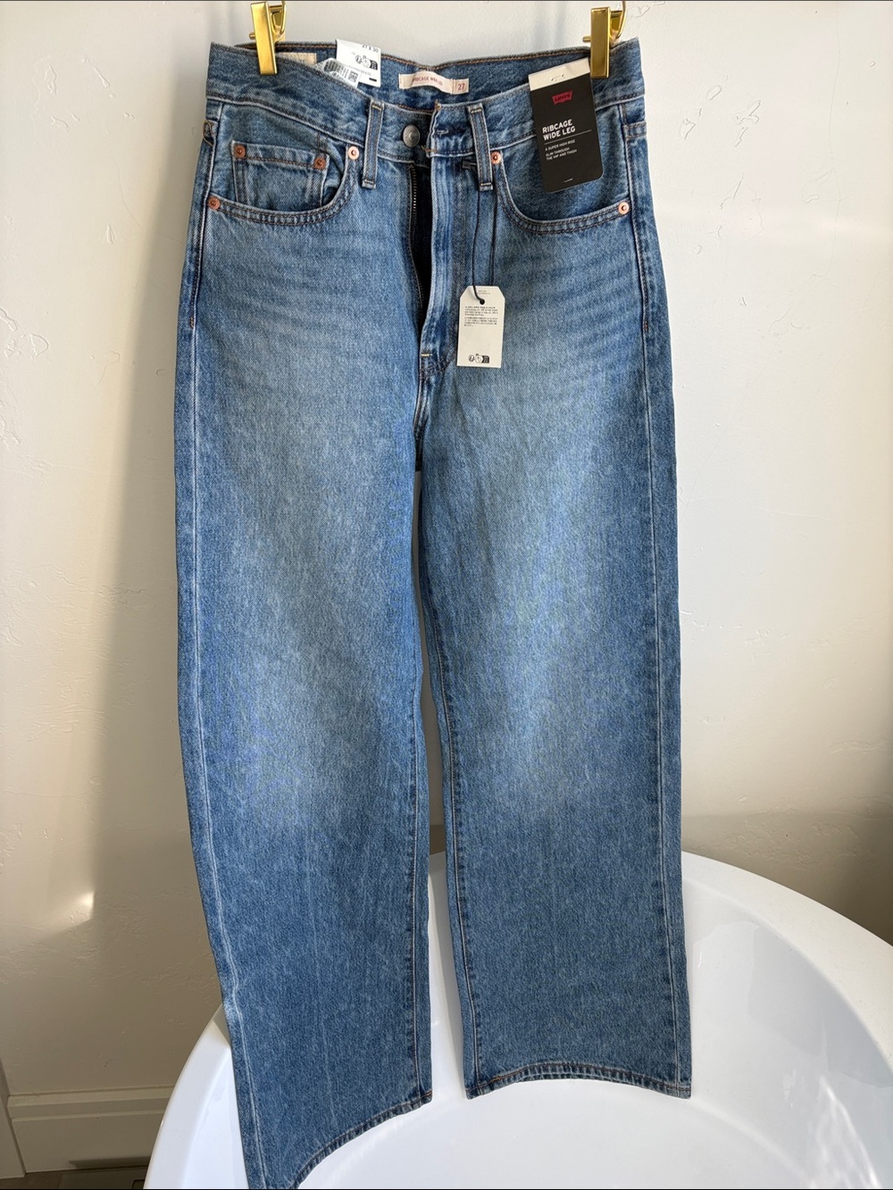 Levi's Ribcage Wide Leg Jeans 27 x 30
